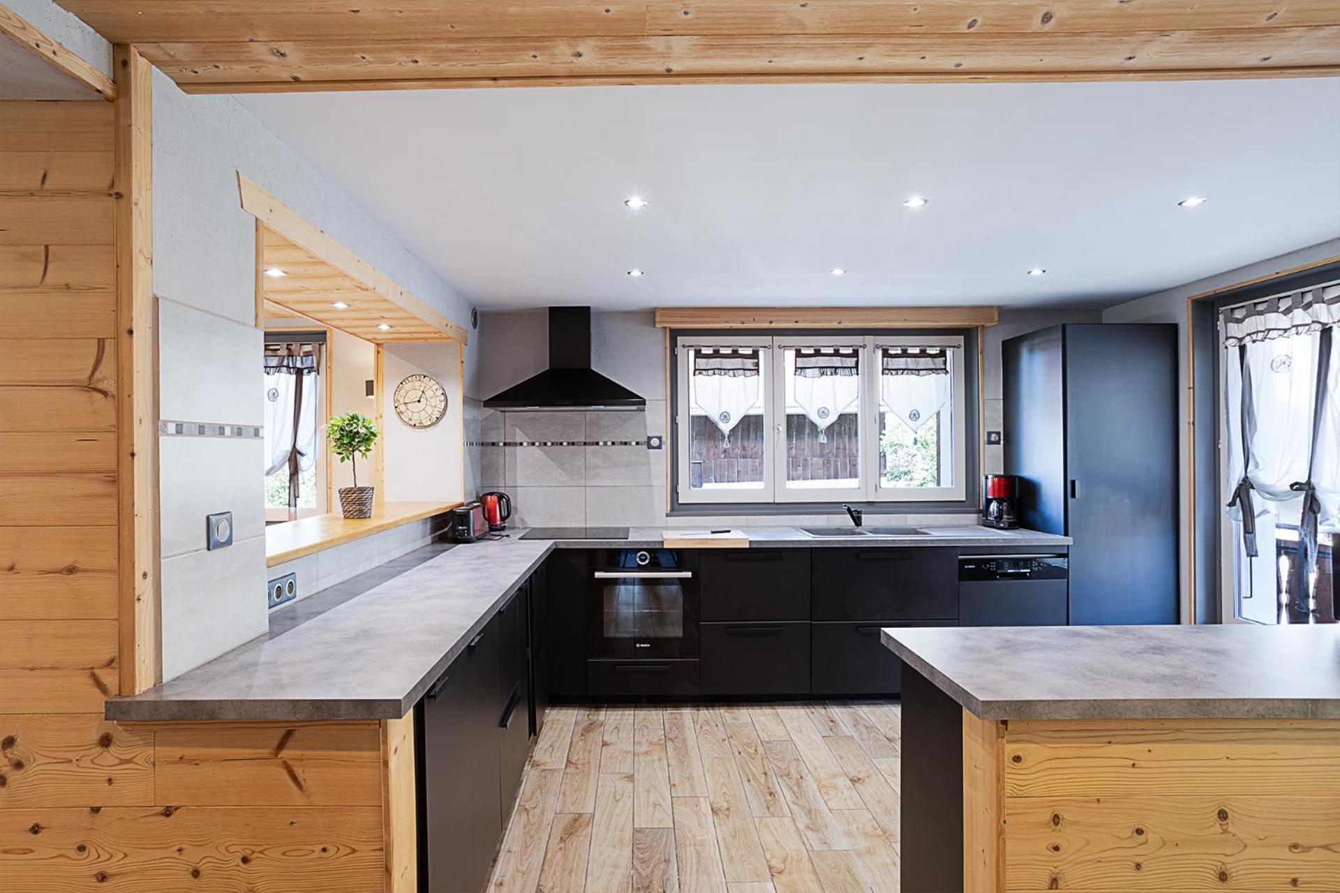 Chalet Les 4 Saisons - Ski, Parking Et Jardin Abondance Exterior foto